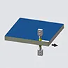Separating agent spraying unit