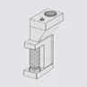 Gluing unit
